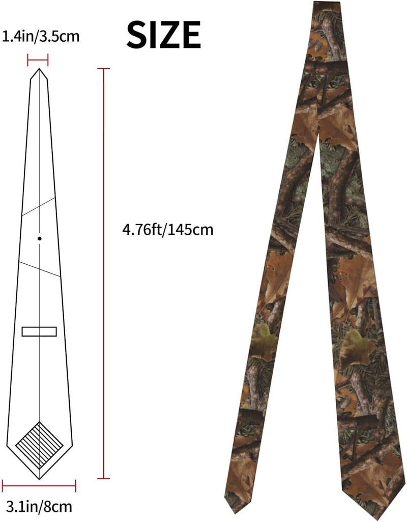 Yilad Tie for Men and Boy Novelty Fun Full Print Men's Necktie Skinny Fashion Narrow Wide - Image 1